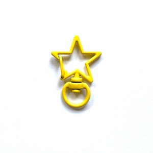 Coloured Rotating Star Lobster Clasp / Trigger Clips Buckle Buckles Clasps image 2