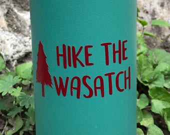 Hike The Wasatch Vinyl Sticker