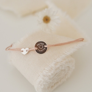 Gravurarmband Herz | Namensarmband | Armband mit Name | Armband personalisiert | Familienarmband | Freundschaftsarmband | Armband Trauzeugin