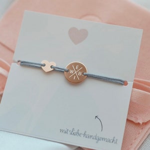 Engraved bracelet heart | Name bracelet | Bracelet with name | Bracelet personalized | Family bracelet | Friendship Bracelet | Maid of honor bracelet