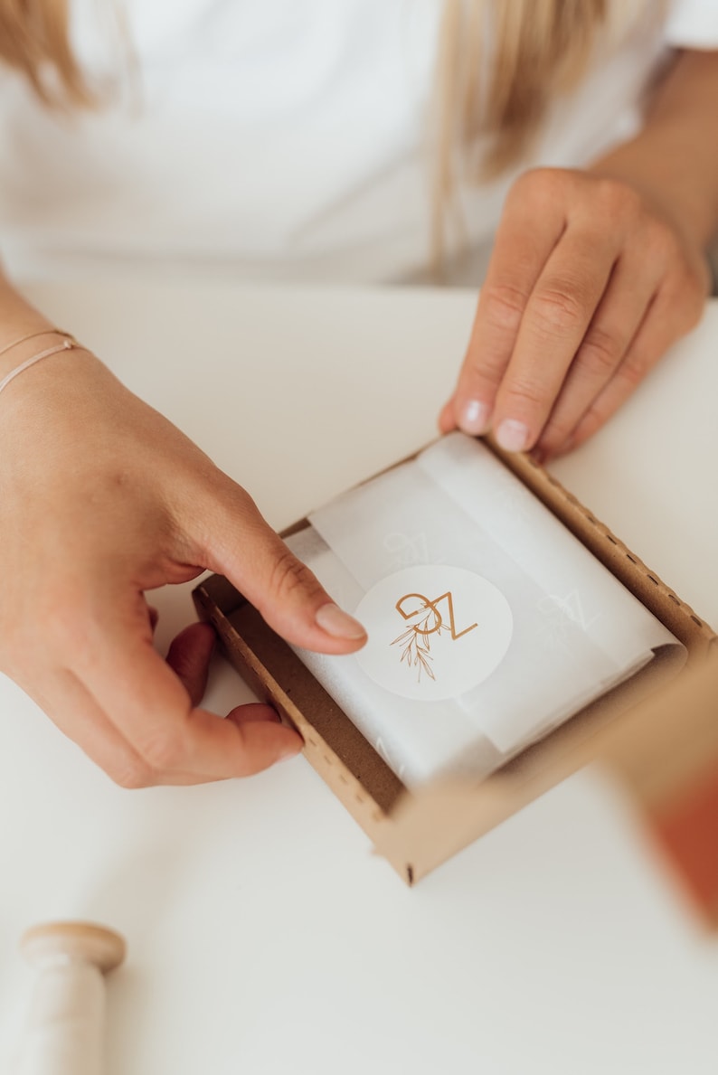 Engraved plate, 925 sterling silver | gold-plated | rose gold-plated image 3