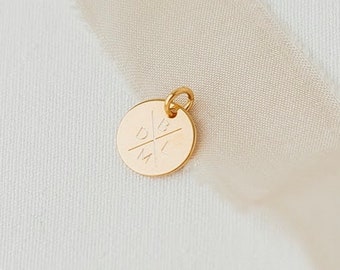 Engraving plate 925 sterling silver | gold plated | rose gold plated