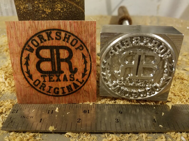 USA Made Customized Wood Branding Iron Made in Trenton Etsy