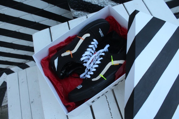vans old skool off white custom