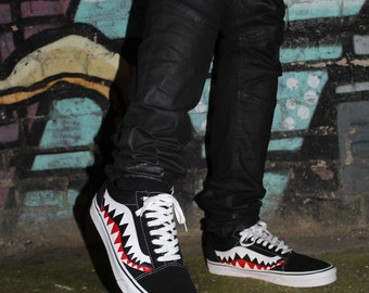vans bape shark