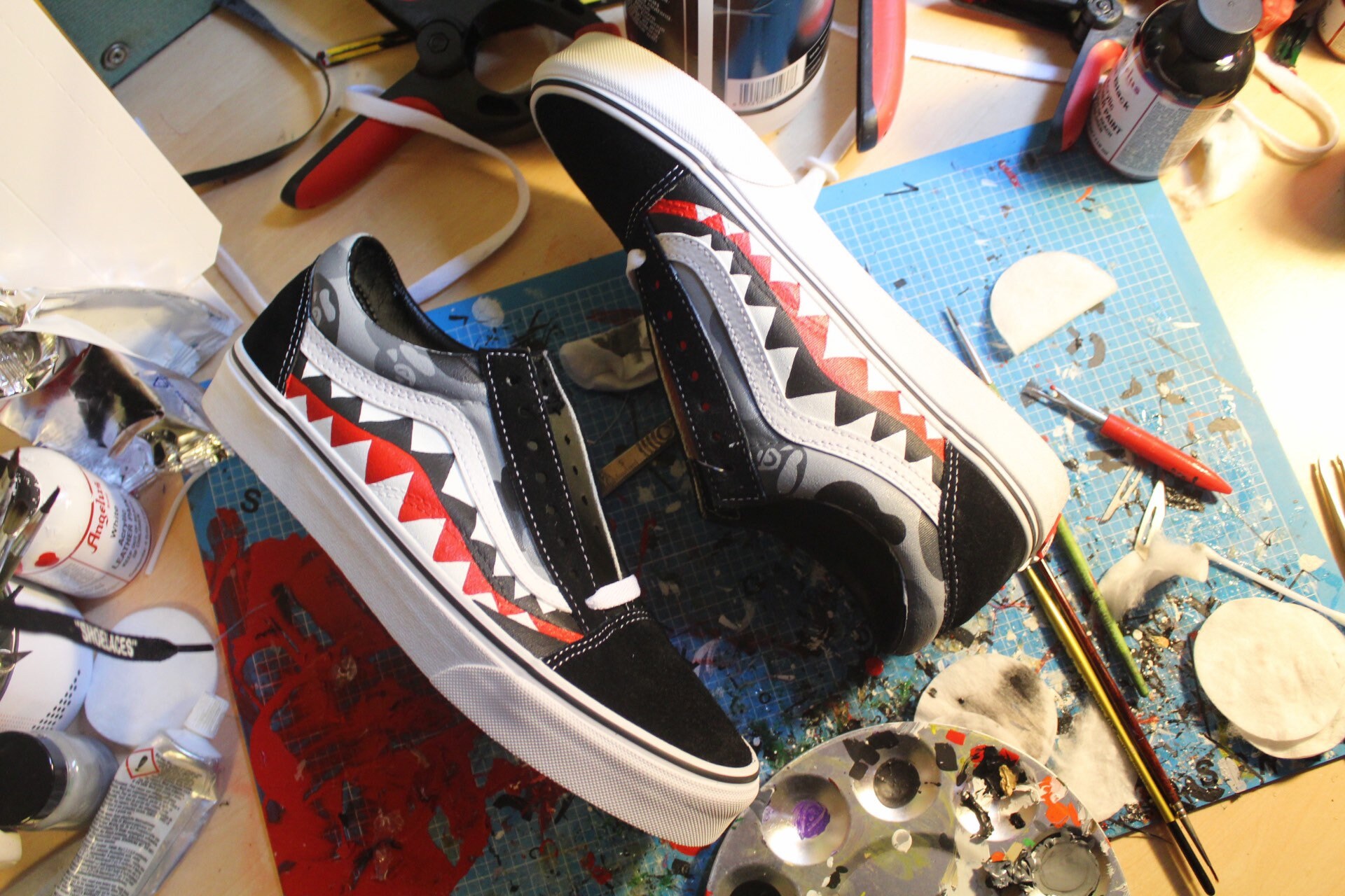 bape vans etsy