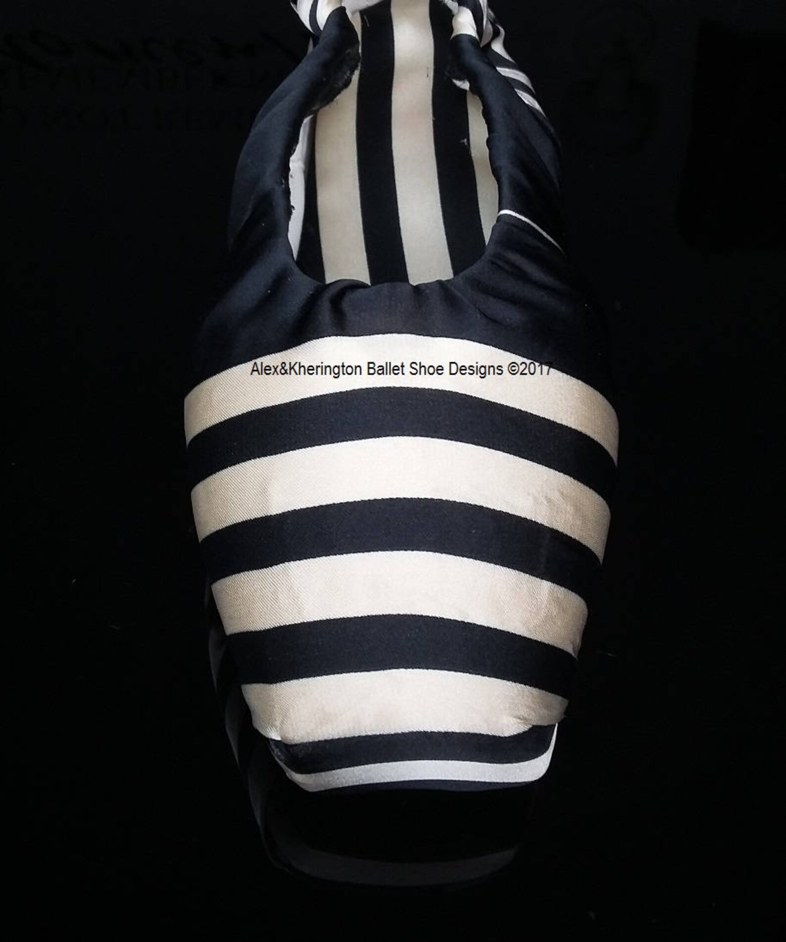 alex & kherington ballet shoe designs, decorated pointe shoes