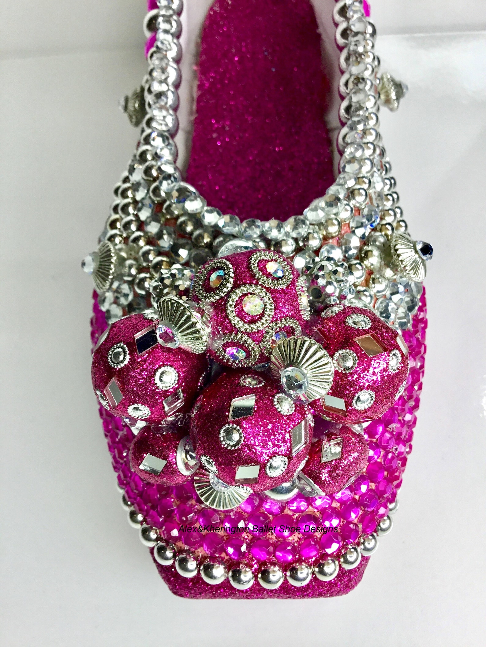 grand jeté - alex & kherington ballet shoe design, pointe shoe design, decorated pointe shoes