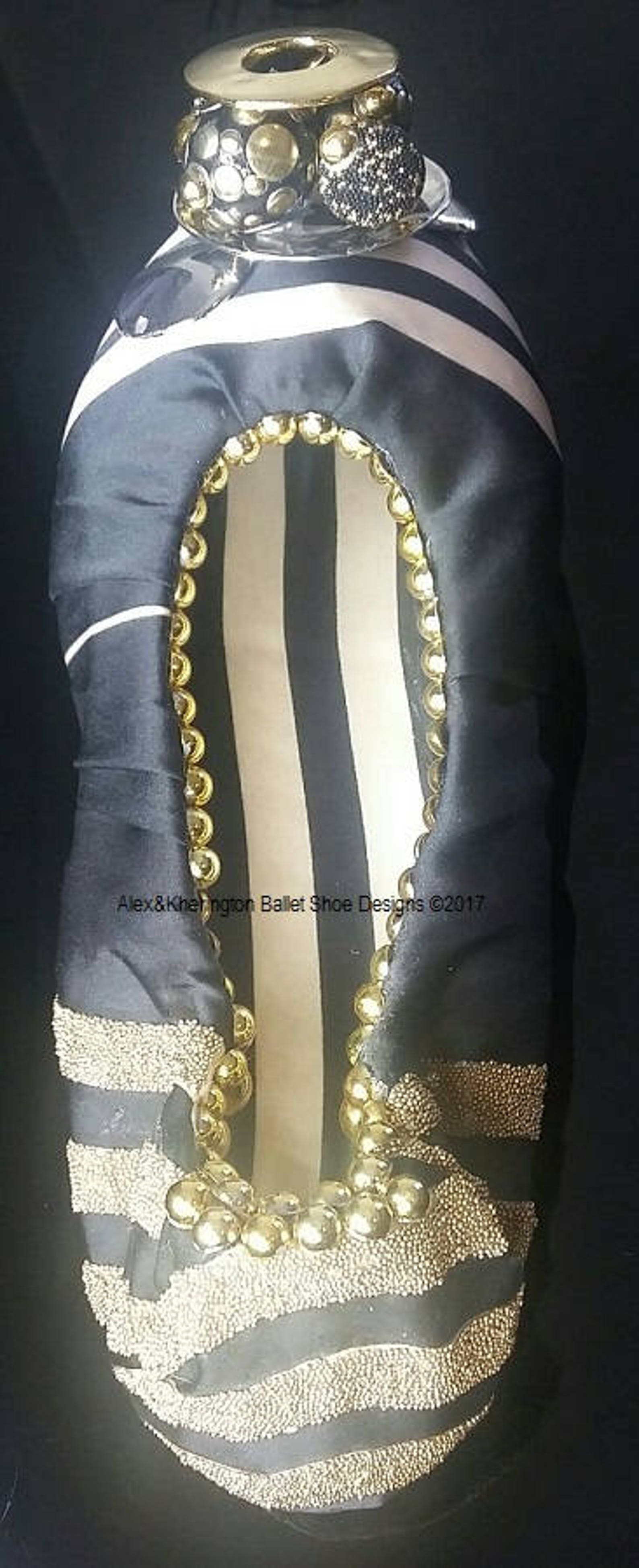 metal - alex & kherington ballet shoe designs, decorated pointe shoes