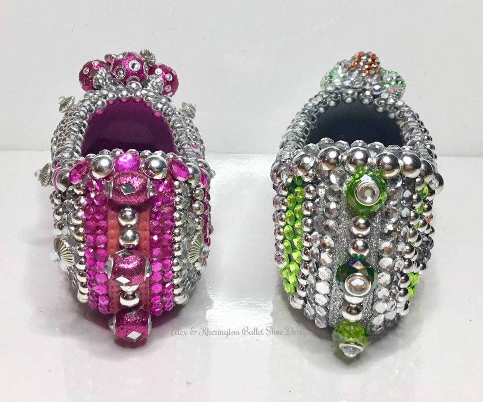 grand jeté - alex & kherington ballet shoe design, pointe shoe design, decorated pointe shoes