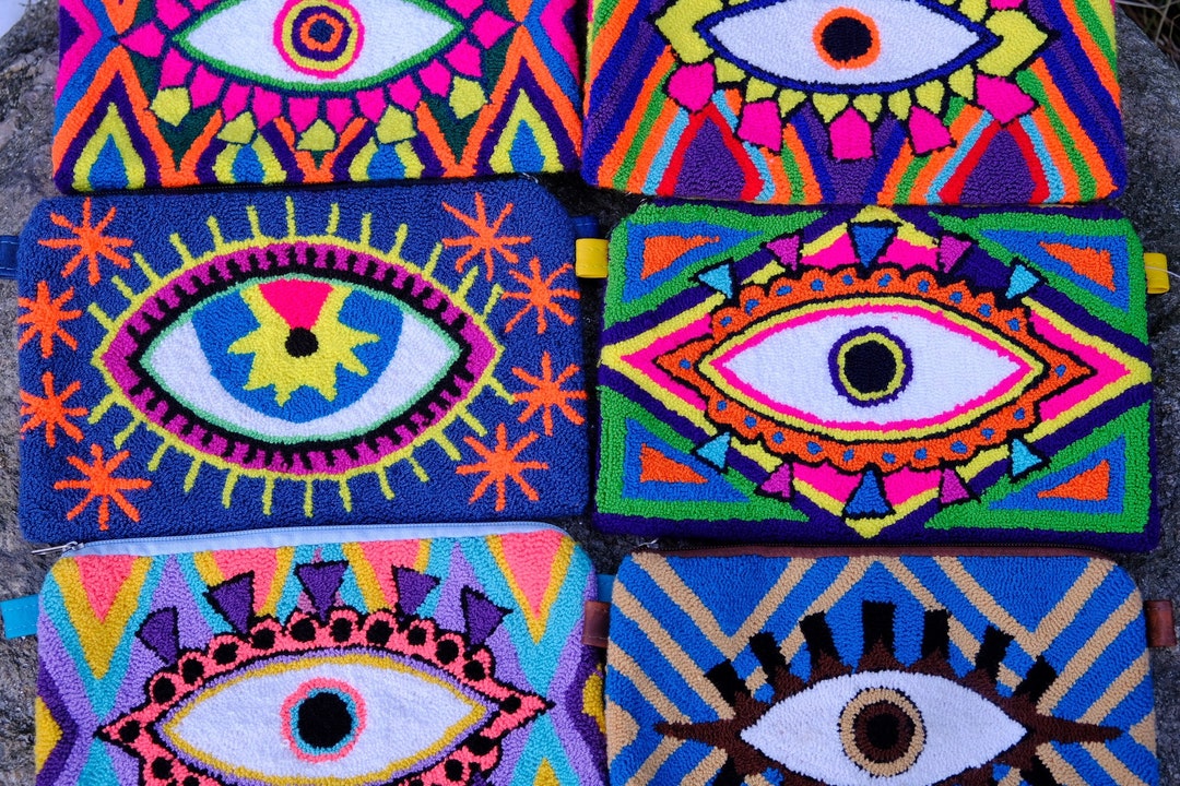 Pochette Wayùu Peyon : œillet bohème chic fait main - Etsy France