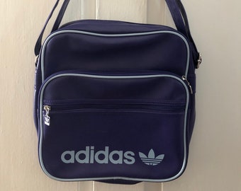 vintage leather adidas bag