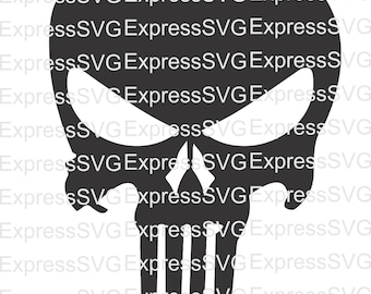 Punisher digital file, svg, cdr, eps, png