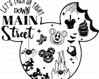 Trick or Treat Down Main Street | SVG | Studio3