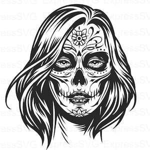 Sugar Skull Girl  | SVG