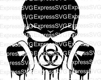 Hazard Skull digital file, svg, cdr, eps, png