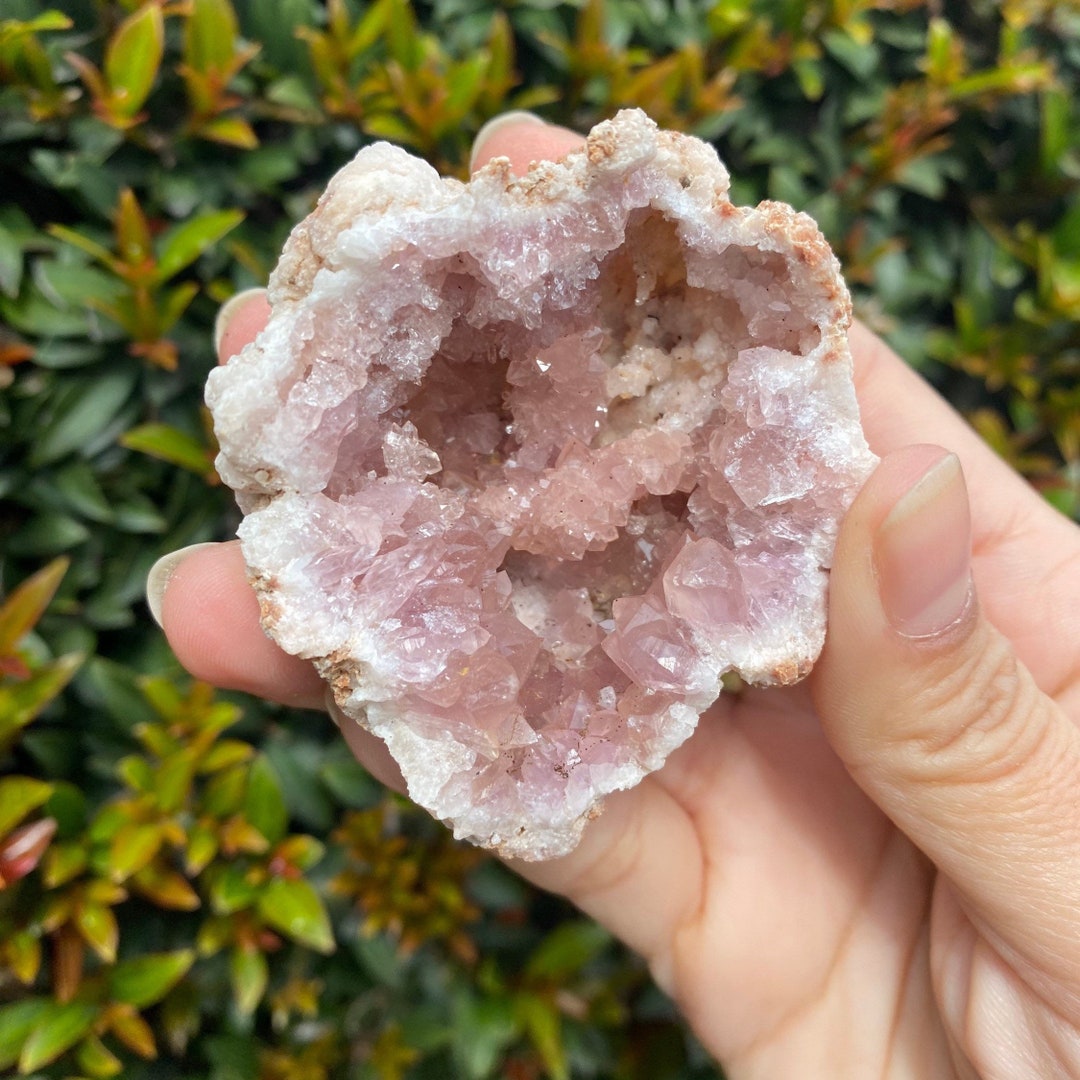 Gemstone Beads Pink Amethyst Geode Wholesale Pink Amethyst Geode