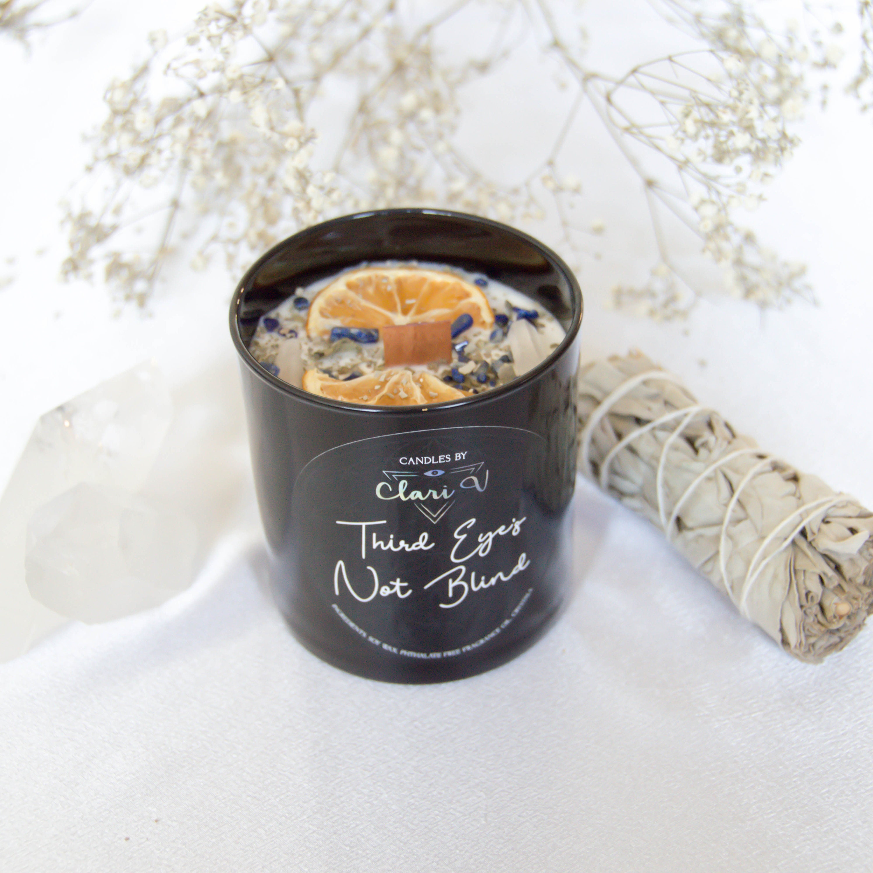 Citrus Sage Candle Sage & Citrus Scented Soy Candle Etsy