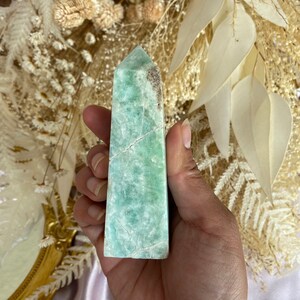 Blue Aragonite Point, Blue Aragonite Point, Blue Aragonite Crystal, 180 grams image 6