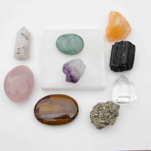 Crystal Healing Kit, Crystal Collection, Healing Crystal Set, Crystal Gifts, 9 Energy Healing Crystals!