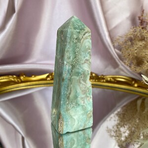 Blue Aragonite Point, Blue Aragonite Point, Blue Aragonite Crystal, 180 grams image 7