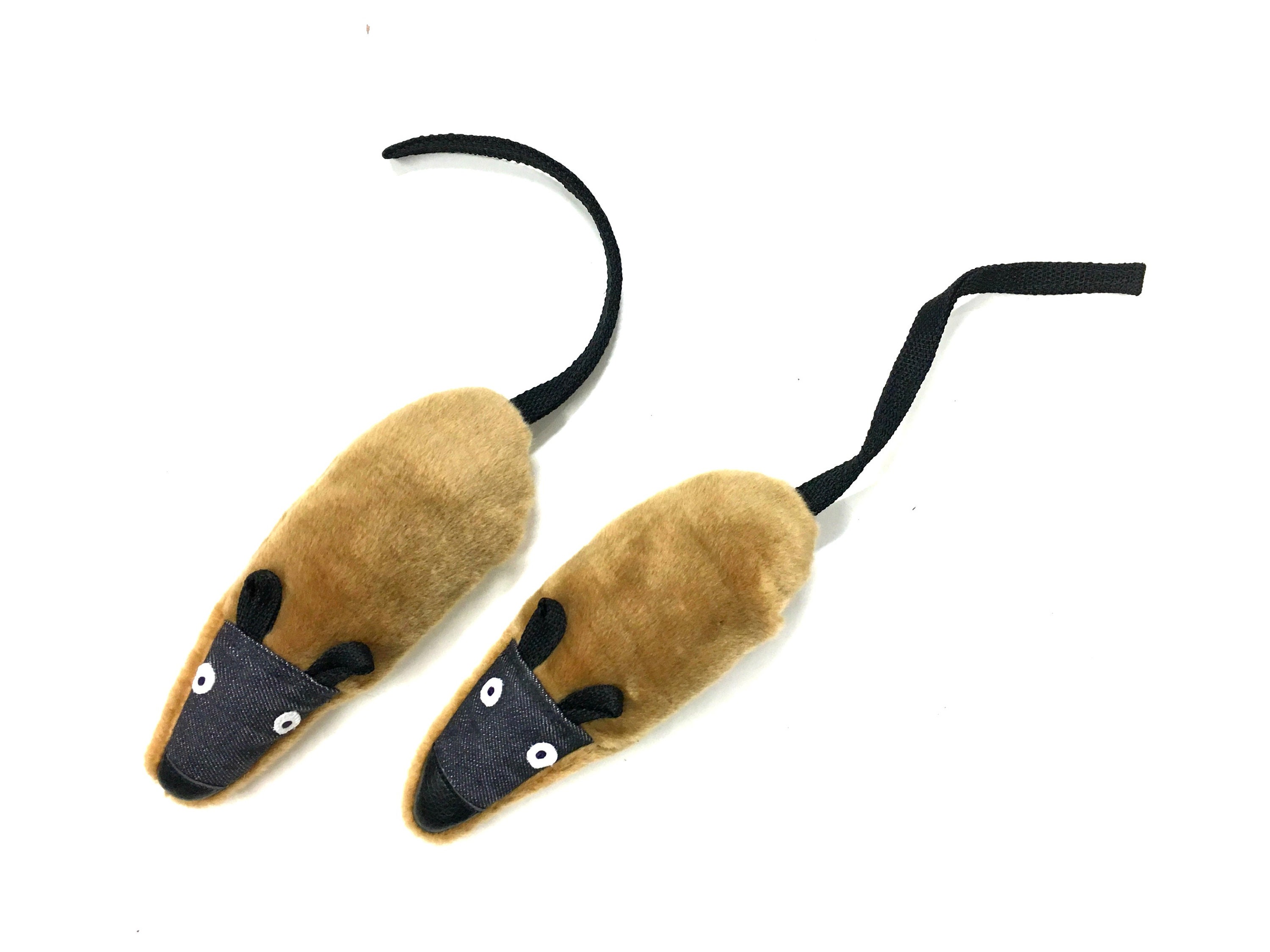 Beige rat toy for dog with squeak plush dog toy Etsy