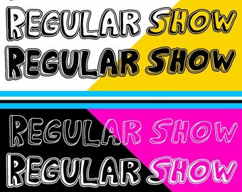 Regular Show Logo Decal