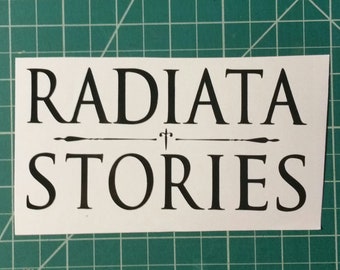 Decalque do logotipo das histórias de Radiata