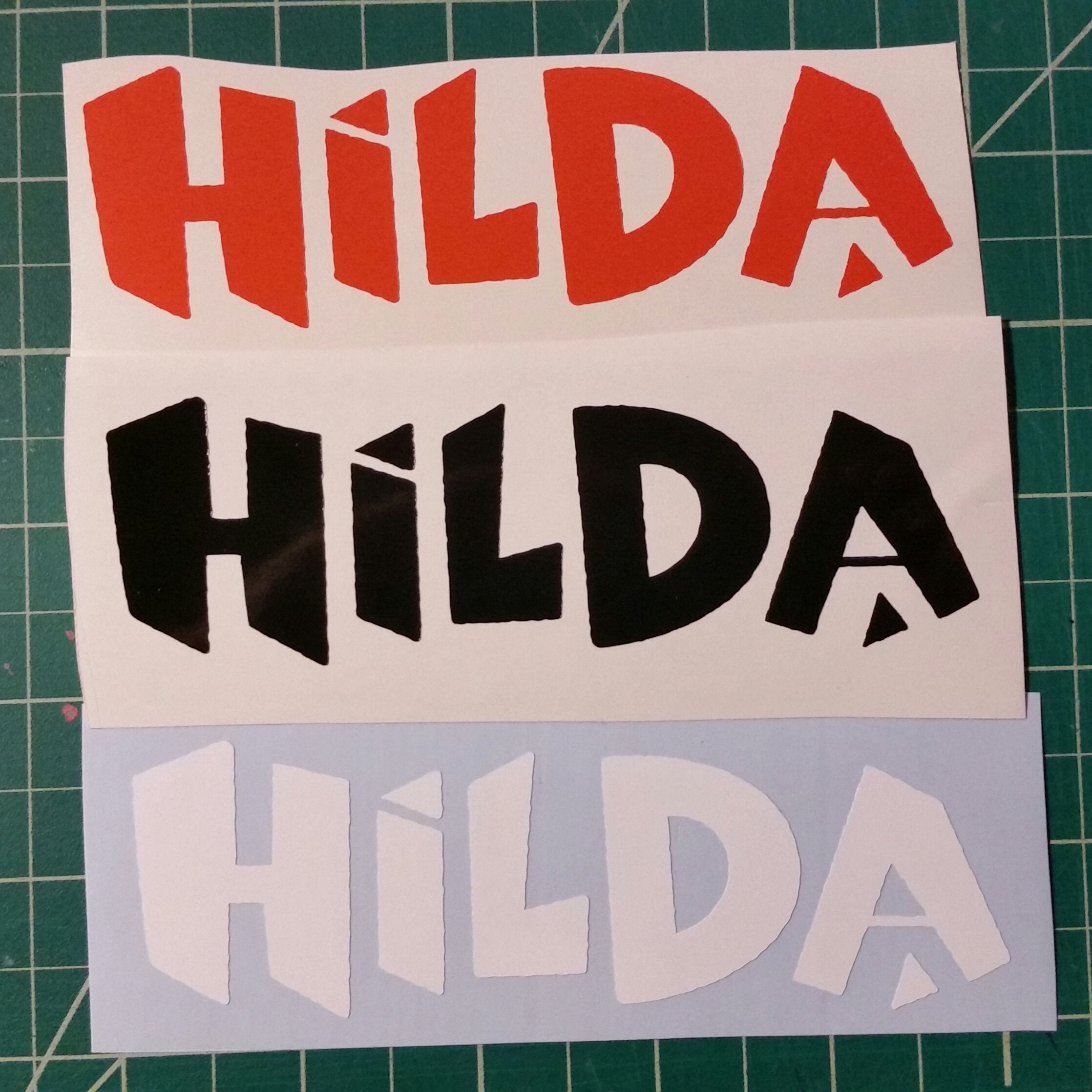 Hilda Logo Decal - Etsy