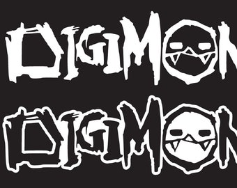 Adesivo com o logotipo do Digimon V-Pet