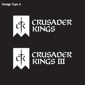 Crusader Kings Logo Decal