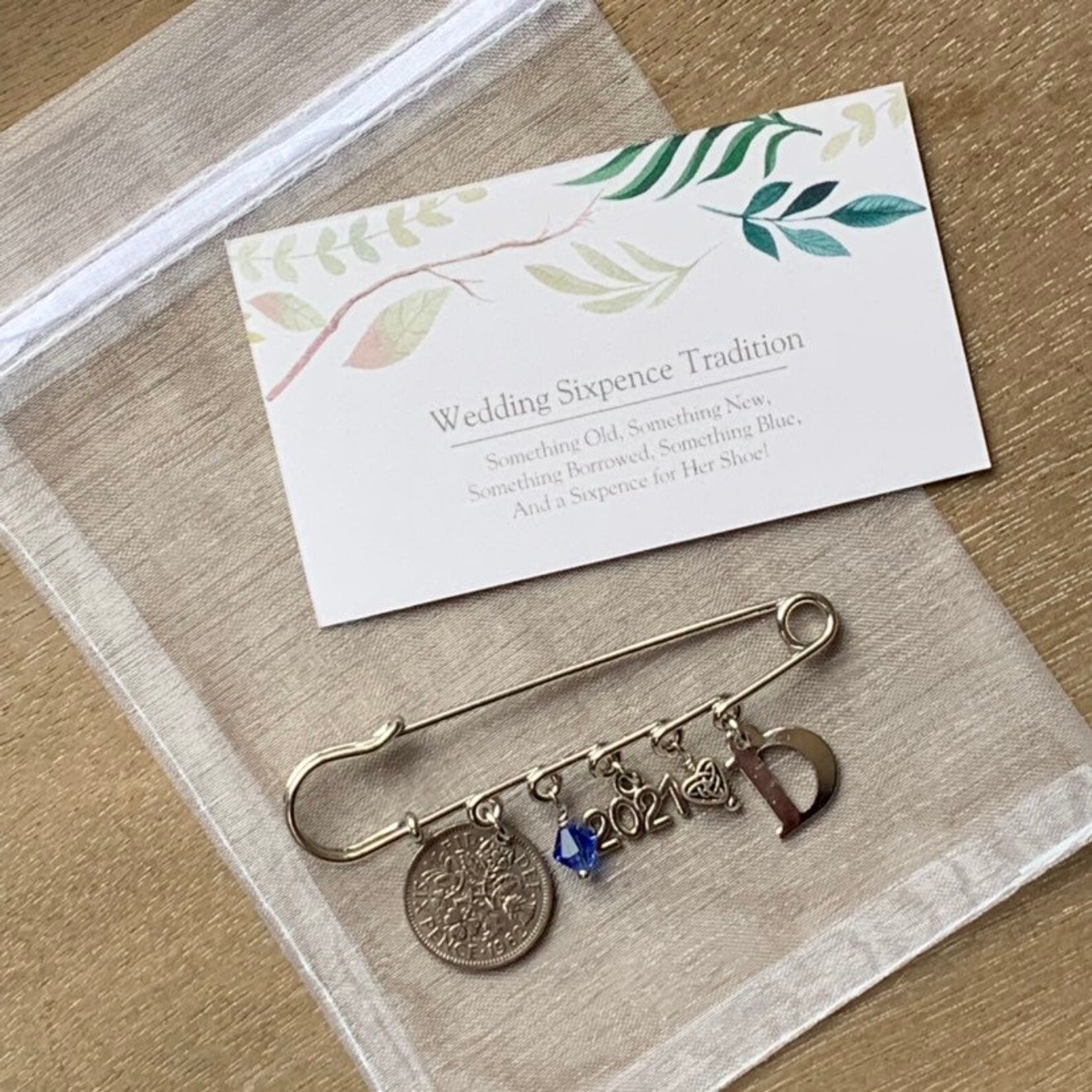 Custom Bridal Sixpence Wedding Pin Garter Pin for Bride Etsy