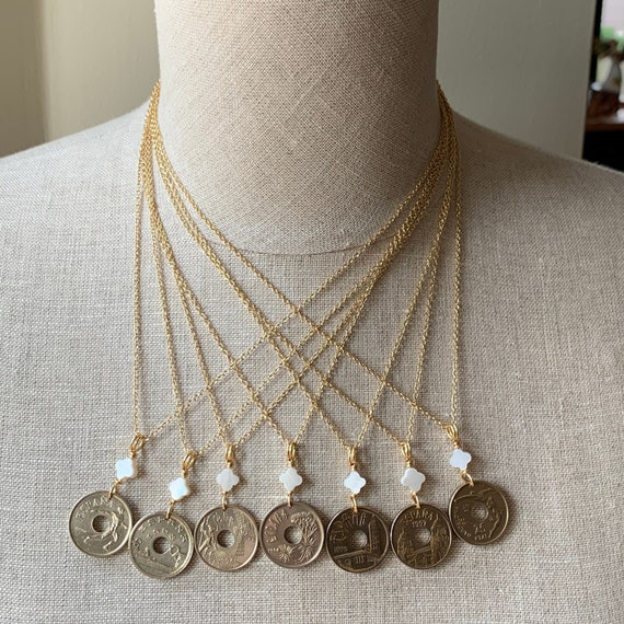 Spanish Coin Necklace - Etsy