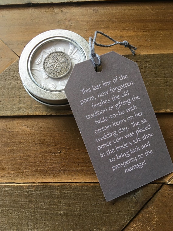 Lucky Sixpence Coin Wedding Gift For Bride Irish Sixpence Etsy