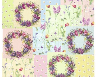 Individual Paper Decoupage Napkin Unique Creative Design Collection 302