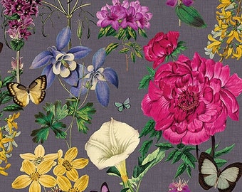 4 Lunch Paper Napkins Decoupage Craft Vintage Napkin Grey Bouquet GreenGate