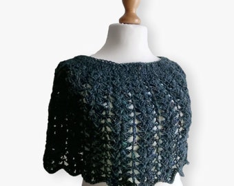 Crochet shrugs for women, handmade crochet cape, handmade crochet caps for women, hand crochet shrugs for women, christmas gifts for mom.