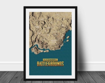 Fortnite Map Etsy - miramar pubg original map playerunknown battleground pubg map playerunknown battleground printable pubg wall art miramar pubg map