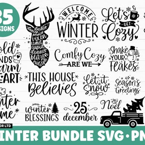 Weihnachten SVG Bundle, Winter SVG, Santa SVG, Winter SVG Bundle, Frohe Weihnachten svg, Weihnachtsverzierungen svg, Feiertag Weihnachten svg Cricut