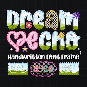 Modello cornice Canva con lettere dell'alfabeto, scarabocchio dell'alfabeto, alfabeto da riempire, monogramma cornice Canva, cornice scarabocchio Canva, cornice lettere Canva