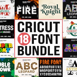 Cricut Fonts Bundle, SVG Fonts, Fonts for Cricut, Font Bundle, Font SVG, Font for Cricut, Cricut font SVG, Craft Fonts, Farmhouse Fonts