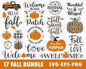 Fall SVG, Fall SVG Bundle, Autumn Svg, hello fall svg, Thanksgiving Svg, happy Fall Svg, Fall Sign svg, pumpkin svg, halloween svg cricut