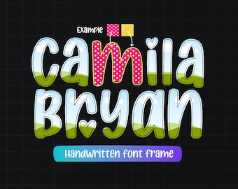 Canva Frame Template Alphabet Font Letters, Alphabet Doodle, Fill in Alphabet, Canva Frame Monogram, Doodle Canva Frame, Canva Letters Frame