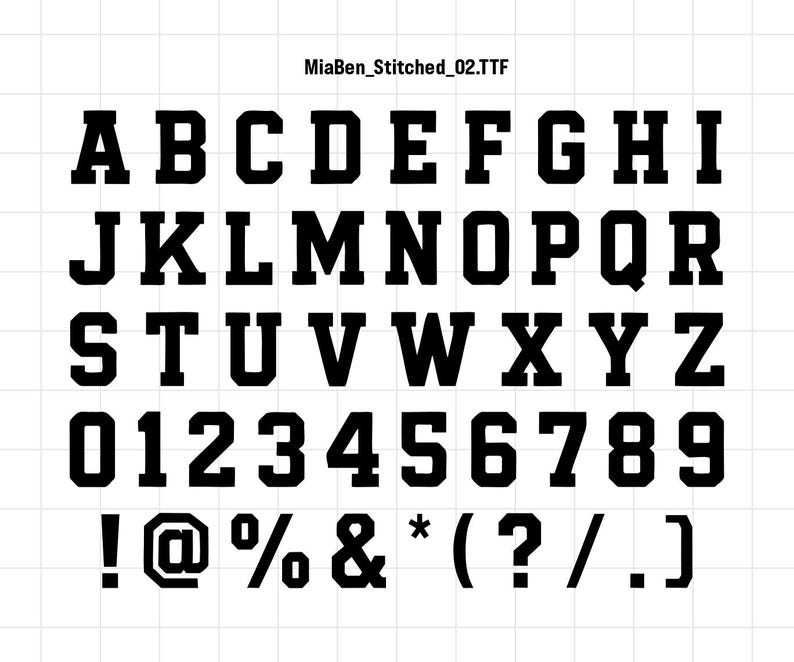 Canva Frame Template Alphabet Varsity Font Letters, USA Font, Fill in ...