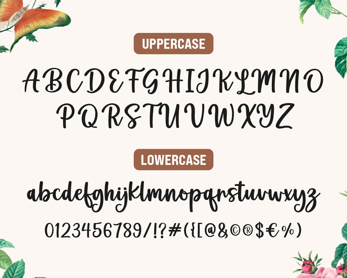 Script Cutable Font Script Font, Font With Tails, Cursive Font, Cricut Font, Handwritten ...