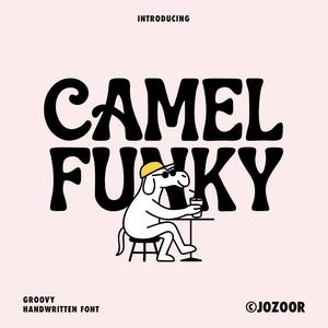 Fuente Groovy, Fuente Cricut, Fuente Retro, Fuente para Cricut, Fuente Procreate, Fuente de los 70, Fuente Boho, Fuente SVG, Fuente manuscrita - Fuente Camel Funky