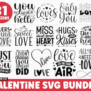 Valentine SVG Bundle, Valentines Day SVG Bundle, Love SVG, Valentine Gift svg, Heart svg, Valentine Quotes Shirt svg, svg Cut Files Cricut