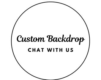 1Pc 2D Custom Backdrop