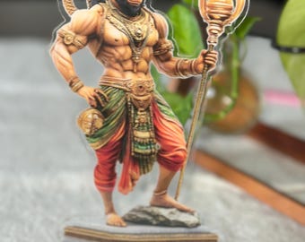 Hanuman/ Anjineya Swamy God - 2D Decor Laminate - Etsy