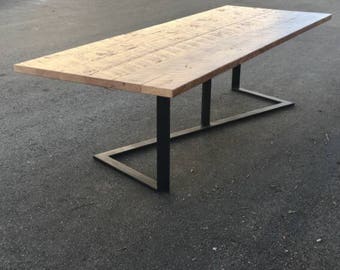 reclaimed wood and metal dining table counter height reclaimed wood dining table wood dining table etsy reclaimed wood and metal dining table counter height reclaimed wood dining table wood dining table etsy